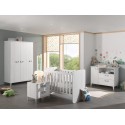 CHAMBRE BEBE LIV AVEC ARMOIRE 3 PORTES COMPLETE