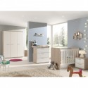 CHAMBRE BEBE DELIA COMPLETE AVEC ARMOIRE 3 PORTES