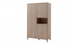 PAULINE RIVER OAK GARDE-ROBE 2 PORTES