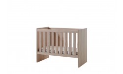 PAULINE RIVER OAK LIT BEBE 120 X 60 CM TRANSFORMABLE EN 90 X 200 CM