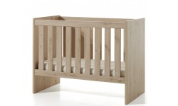 AMALIA ARTISANAL LIT BEBE 120 X 60 CM TRANSFORMABLE EN 90 X 200 CM