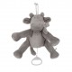 POUDRE D'ETOILES PELUCHE MUSICALE LOLA GRIS CLAIR