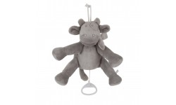 POUDRE D'ETOILES PELUCHE MUSICALE LOLA GRIS CLAIR