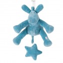 POUDRE D'ETOILES PELUCHE MUSICALE PACO BLEU TURQUOISE