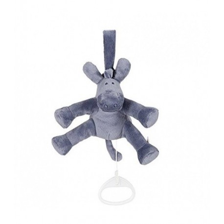 POUDRE D'ETOILES PELUCHE MINI MUSICALE PACO BLEU FONCE