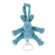 POUDRE D'ETOILES PELUCHE MINI MUSICALE PACO BLEU TURQUOISE