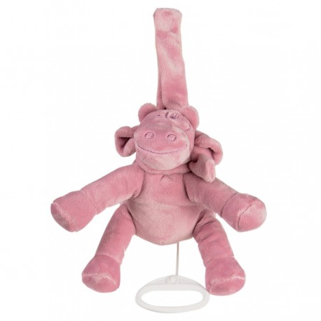 POUDRE D'ETOILES PELUCHE MINI MUSICALE LOLA VIEUX ROSE