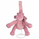 POUDRE D'ETOILES PELUCHE MINI MUSICALE LOLA VIEUX ROSE