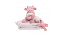 POUDRE D'ETOILES DOUDOU XL LOLA ROSE MA PREMIERE COUVERTURE