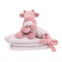 POUDRE D'ETOILES DOUDOU XL LOLA ROSE MA PREMIERE COUVERTURE