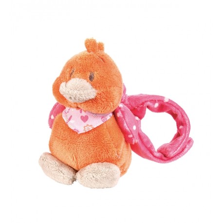 NOUKIES IRIS ET BABETTE SWINGING PELUCHE VIBREUR 15 CM