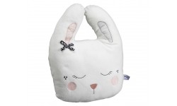 SAUTHON MISS FLEUR DE LUNE COUSSIN DECORATIF LAPIN